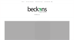 Desktop Screenshot of beckonsorganic.com